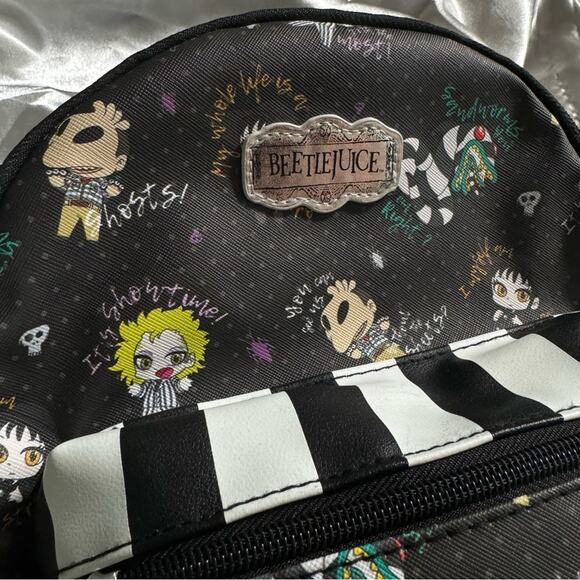 NEW BETTLEJUICE Mini Backpack Anime Manga - Picture 4 of 8